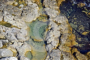 Close Up View of Rocks in the Sea Kamen Bryag Bulgaria