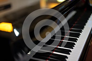 Grand piano keys