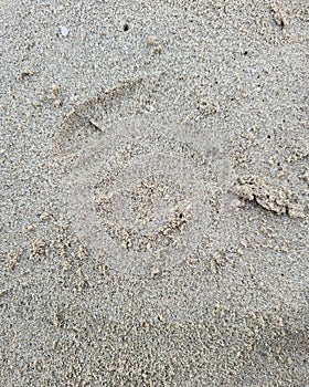 Close up view of sand on the beach ajman UAE