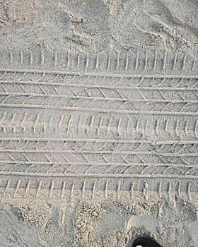 Close up view of sand on the beach ajman UAE