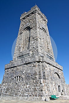 Close-up view of Shipka Memorial, Bulgaria