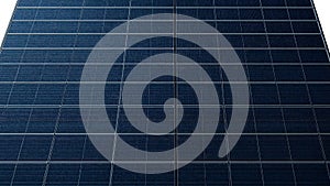 Close-Up View of a Solar Panel with Morning Dew