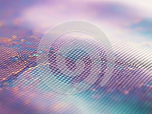 Abstract solar panel surface