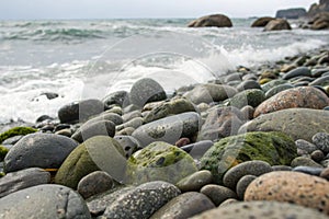Sea stone texture background