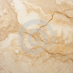 Slimy Marble: A Close Up Of Beige Stone Tile With Organic Contours photo