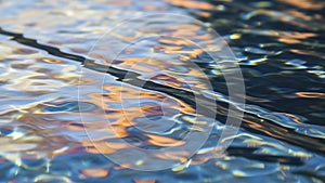 Sunlight dancing on water