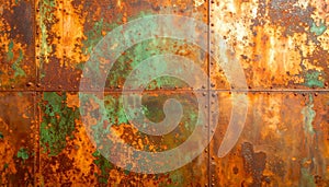 Weathered Metal Panel Texture