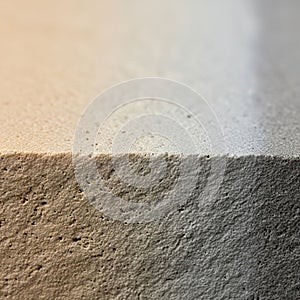 Image emphasizes the surface detail and the block s sharp edge highlight