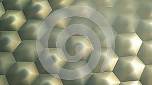 Textured Hexagonal Surface with Dramatic Lighting and Shadows abstract pattern