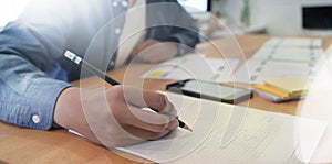 UI Designer drawing website UX app development