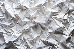 Close-up of white paper texture abstract background