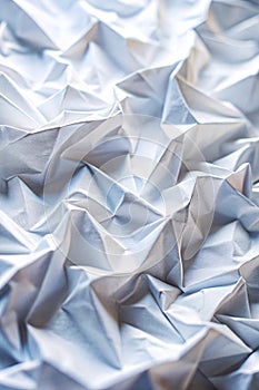 Close-up of white paper texture abstract background