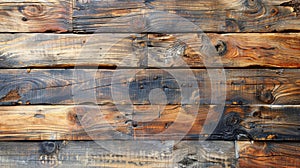 Close Up View of a Wooden Wall