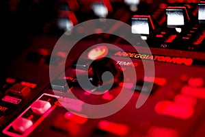 Close up of Vintage Synth