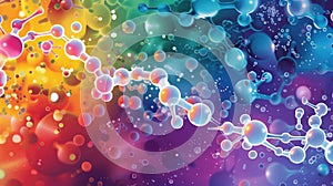 Close up visualization of proteomic interactions within biological cell material