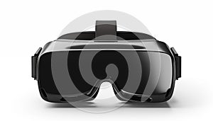 Close-up of VR glasses, isolated, white background.