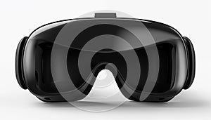 Close-up of VR glasses, isolated, white background.