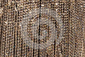 Close up of wall of diamonds. Full frame