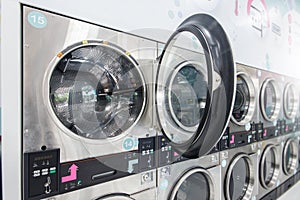 Close-Up Washing machine