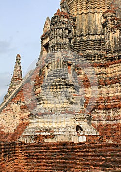 Close up Wat Chai Watthanaram