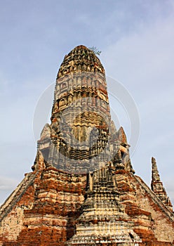 Close up Wat Chai Watthanaram
