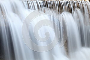 Close Up Waterfall in Kanchanaburi