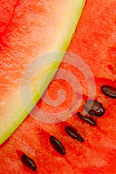 Close up of watermelon slices