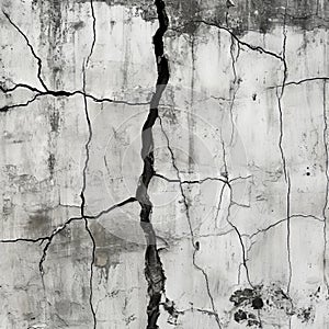 A close-up of weathered and cracked concrete, revealing the vulnerability beneath a seemingly stable surface