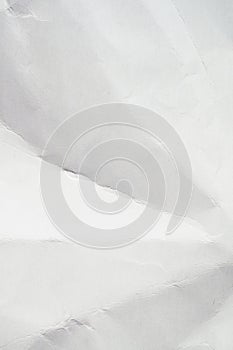 close up white crease paper textured background, card design