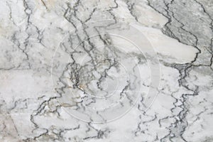 Close-up white marble texture with natural pattern for abstract background or art work. highly detailed copy space & surface