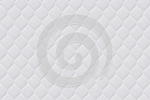 Close up of white mattress bedding pattern background