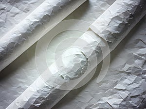 close up white paper sheets background, AI Generated