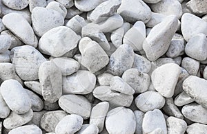 White gray pepples texture, close-up