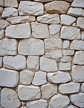 Textured White Stone Wall Background
