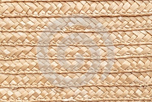 Close up wicker basket texture for use as background . Woven basket texture