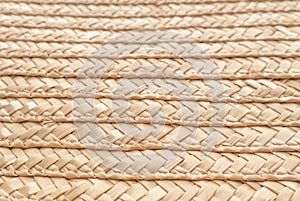 Close up wicker basket texture for use as background . Woven basket texture