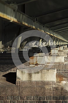 Close-up of a bridge, Deventer, The Netherlands photo