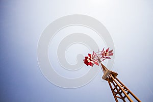 Close up of Wind turbine