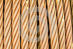 Close Up Wire Rope Background, Art Pattern