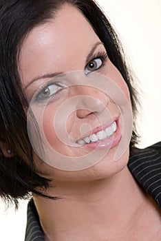 Close up of womans face
