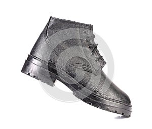 Close up of working boot.