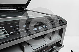 Close-up working printer scanner copier device - Image