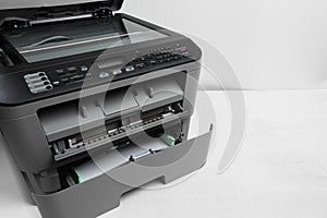 Close-up working printer scanner copier device - Image
