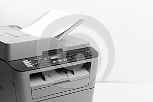 Close-up working printer scanner copier device - Image