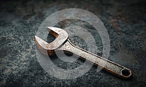 Rusty Adjustable Wrench