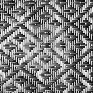 Close up woven bamboo pattern handbags and basketry passing on the community indentity