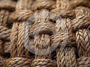 Close-up of woven fabric texture