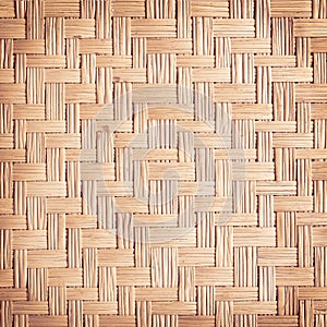 Close up woven reed pattern for background