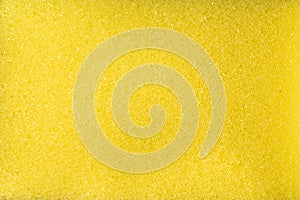 Close up yellow sponge texture background