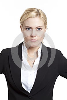 Close-up of A Young Businesswoman